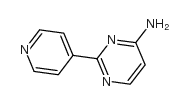 2-(4-吡啶基)-4-氨基嘧啶结构式