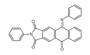 2-phenyl-10-phenylimino-10H-naphtho[2,3-f]isoindole-1,3,5-trione Structure
