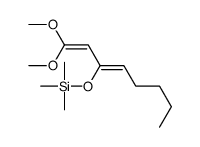 1,1-dimethoxyocta-1,3-dien-3-yloxy(trimethyl)silane结构式