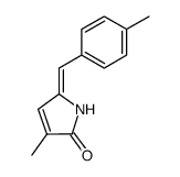 3-Methyl-5-[1-p-tolyl-meth-(Z)-ylidene]-1,5-dihydro-pyrrol-2-one结构式