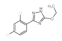 1H-1,2,4-Triazole,3-(2,4-dichlorophenyl)-5-ethoxy- structure