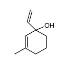 1-ethenyl-3-methylcyclohex-2-en-1-ol结构式