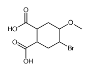 4-bromo-5-methoxycyclohexane-1,2-dicarboxylic acid结构式