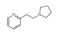 Pyridine,2-[2-(1-pyrrolidinyl)ethyl]- Structure