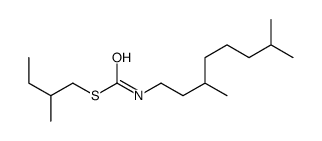 S-(2-methylbutyl) N-(3,7-dimethyloctyl)carbamothioate Structure