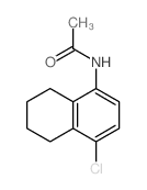 N-(4-chlorotetralin-1-yl)acetamide structure