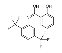 N-[2,5-bis(trifluoromethyl)phenyl]-2-hydroxybenzamide结构式