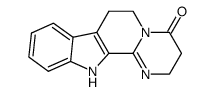 2,6,7,12-tetrahydro-3H-pyrimido[1',2':1,2]pyrido[3,4-b]indol-4-one结构式