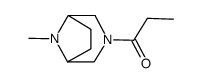 8-Methyl-3-propionyl-3,8-diazabicyclo[3.2.1]octane Structure