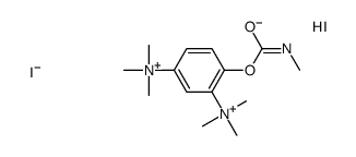 trimethyl-[2-(methylcarbamoyloxy)-5-(trimethylazaniumyl)phenyl]azanium,diiodide结构式