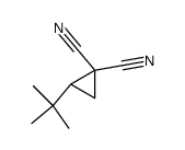 2-tert-butyl-1,1-cyclopropanedicarbonitrile Structure