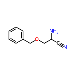 3-Benzyloxy-α-amino-propionitrile结构式