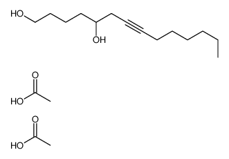 acetic acid,tetradec-7-yne-1,5-diol Structure