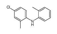 4-chloro-2-methyl-N-(2-methylphenyl)aniline结构式