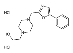 2-[4-[(5-phenyl-1,3-oxazol-2-yl)methyl]piperazin-1-yl]ethanol,dihydrochloride Structure