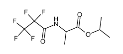 N-PFP-DL-Alaninisopropylester结构式