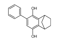 1,4-Methanonaphthalene-5,8-diol, 1,2,3,4-tetrahydro-6-phenyl Structure