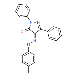 1,3-diphenyl-1H-pyrazole-4,5-dione 4-[(4-methylphenyl)hydrazone] picture
