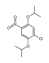 1-chloro-2,5-bis(1-methylethoxy)-4-nitrobenzene结构式