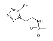 N-[2-(5-sulfanylidene-2H-tetrazol-1-yl)ethyl]methanesulfonamide结构式