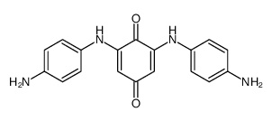 2,6-bis(4-aminoanilino)cyclohexa-2,5-diene-1,4-dione Structure