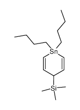 (1,1-dibutyl-1,4-dihydro-stannin-4-yl)-trimethyl-silane结构式