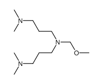 (bis(3-dimethylaminopropyl)aminomethyl)-methylether结构式