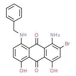 1-amino-2-bromo-4,5-dihydroxy-8-[(phenylmethyl)amino]anthraquinone picture