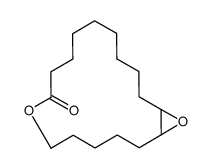 7,18-dioxabicyclo[15.1.0]octadecan-8-one结构式