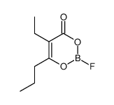5-ethyl-2-fluoro-6-propyl-[1,3,2]dioxaborinin-4-one结构式