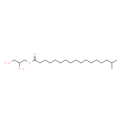 2,3-dihydroxypropyl isooctadecanoate结构式