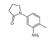 1-(3-amino-4-methylphenyl)-2-pyrrolidinone(SALTDATA: FREE)结构式