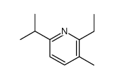 Pyridine, 2-ethyl-3-methyl-6-(1-methylethyl)- (9CI)结构式