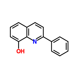 2-苯基-8-羟基喹啉结构式