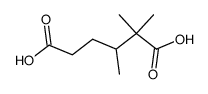 2,2,3-trimethyl-adipic acid Structure