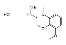 2-(2,6-dimethoxyphenoxy)ethylhydrazine,hydrochloride Structure