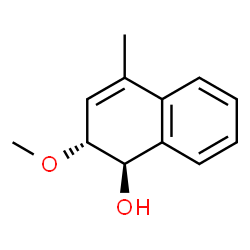 1-Naphthalenol,1,2-dihydro-2-methoxy-4-methyl-,(1R,2R)-(9CI)结构式