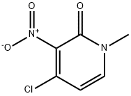 4-氯-1-甲基-3-硝基吡啶-2(1H)-酮结构式