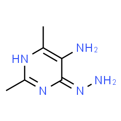 4(1H)-Pyrimidinone,5-amino-2,6-dimethyl-,hydrazone (9CI)结构式