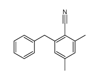 2-Benzyl-4,6-dimethylbenzonitrile Structure