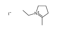 1-ethyl-5-methyl-3,4-dihydro-2H-pyrrol-1-ium,iodide Structure