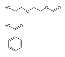 benzoic acid,2-(2-hydroxyethoxy)ethyl acetate结构式