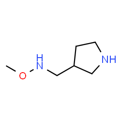 3-Pyrrolidinemethanamine,N-methoxy-(9CI)结构式