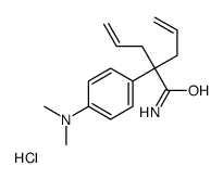 2-[4-(dimethylamino)phenyl]-2-prop-2-enylpent-4-enamide,hydrochloride结构式