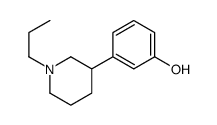 n-N-propyl-3-(3-hydroxyphenyl)piperidine structure