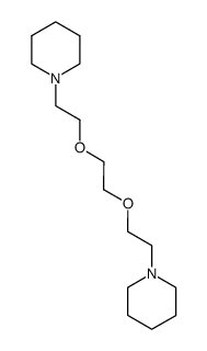1,2-bis-(2-piperidino-ethoxy)-ethane Structure