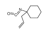 1-allyl-1-isocyanatocyclohexane结构式