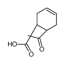 3-Cyclohexene-1-carboxylic acid, 6-acetyl-, (1S,6R)- (9CI) structure