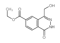 Ethyl 1-hydroxy-4-(hydroxymethyl)-6-phthalazinecarboxylate结构式