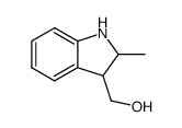3-hydroxymethyl-2-methylindoline结构式